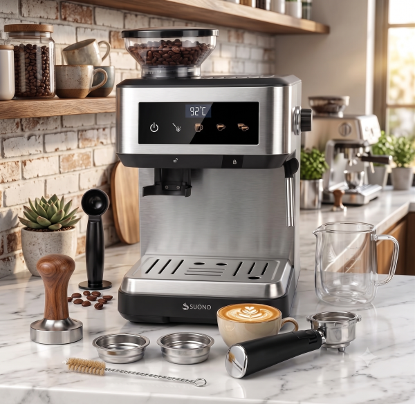 Cafetera Espresso Automática con Molinillo