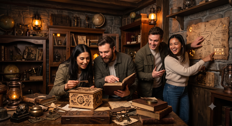 1 Hora de Sala de Escape Room para 4 Personas